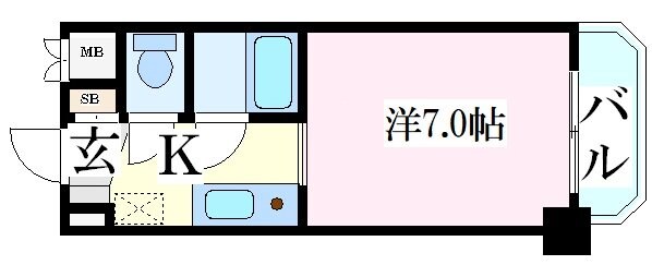 第7フクマルビルの物件間取画像